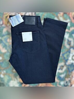 NWT AG Adriano Goldschmied Men's Tellis Modern Slim Jeans Dark Wash 36x34 $225